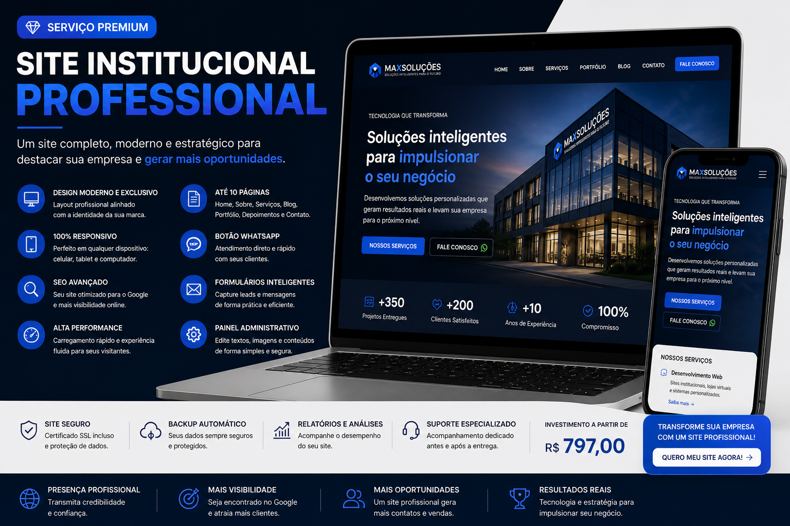 Site Institucional Professional